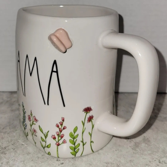 Rae Dunn Mama Mug with Floral Design - Picture 2 of 3